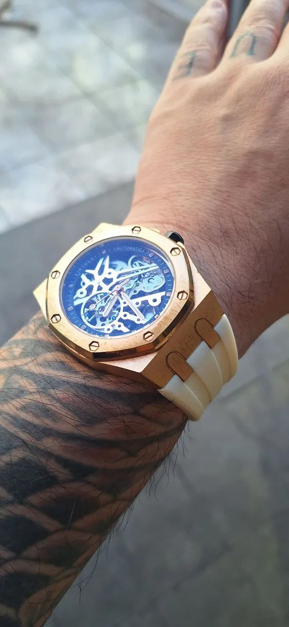 Relogio Masculino Kinyued Automático Skeleton - Foto 5