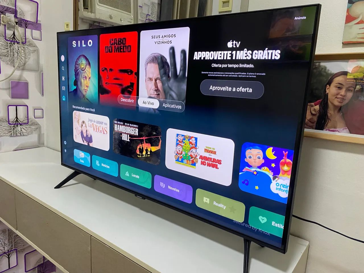 TELÃO SMART SAMSUNG 43 4k com Xbox