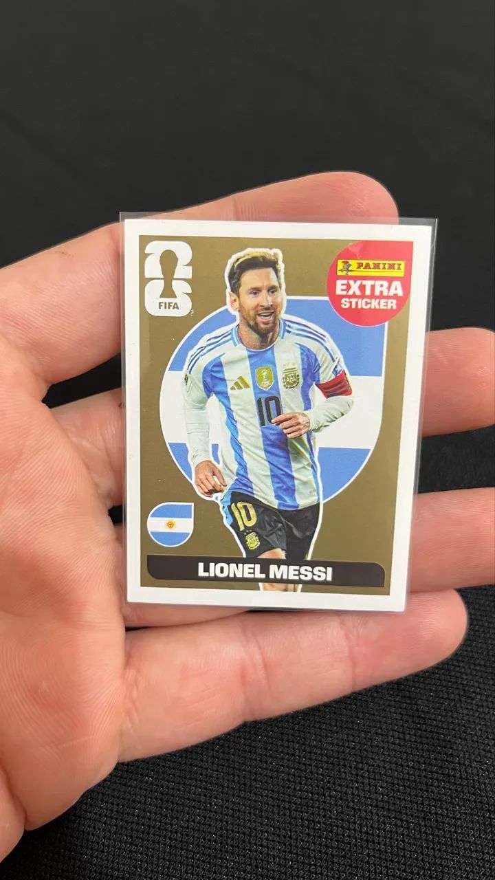 Figurinha Legend Lionel Messi Ouro