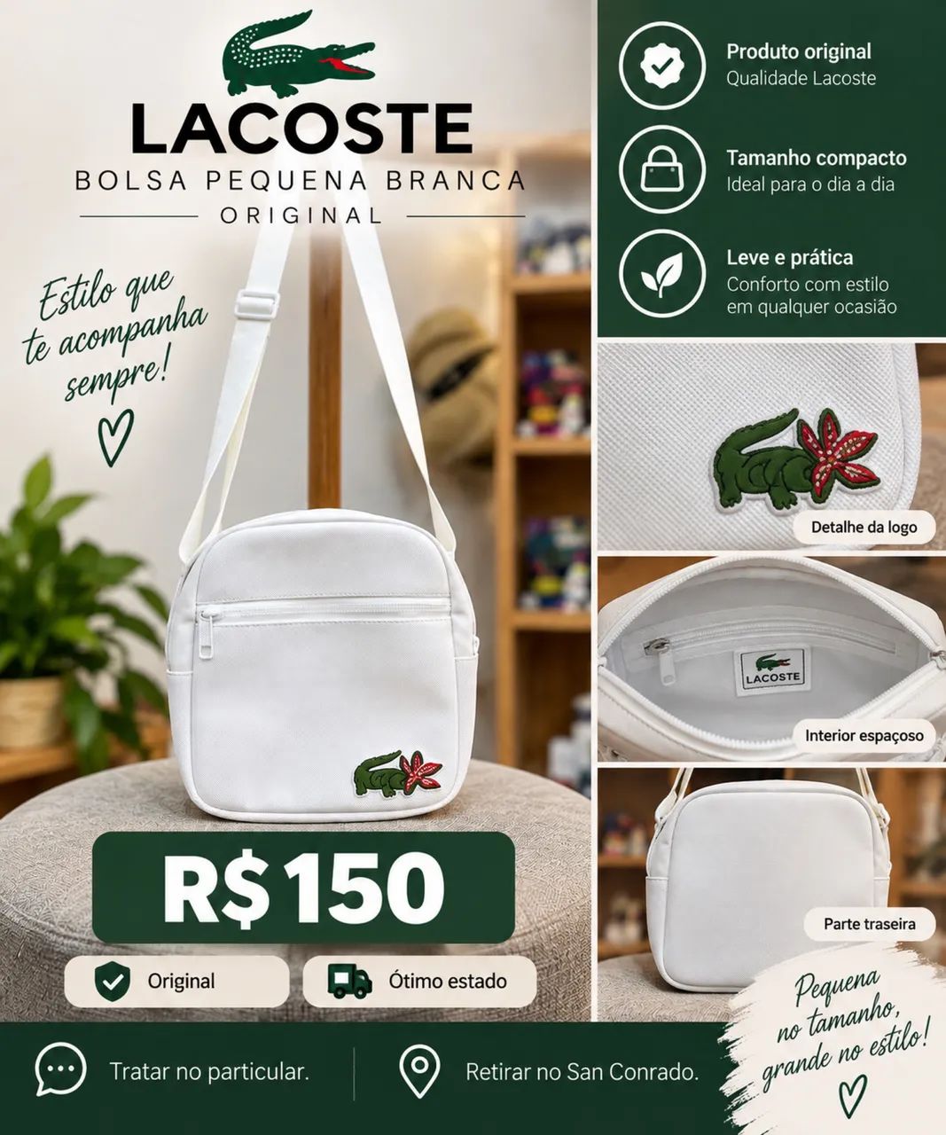 Bolsa Lacoste