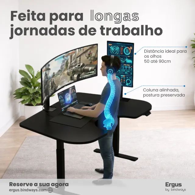 Mesa ergonômica profissional digital - Foto 4