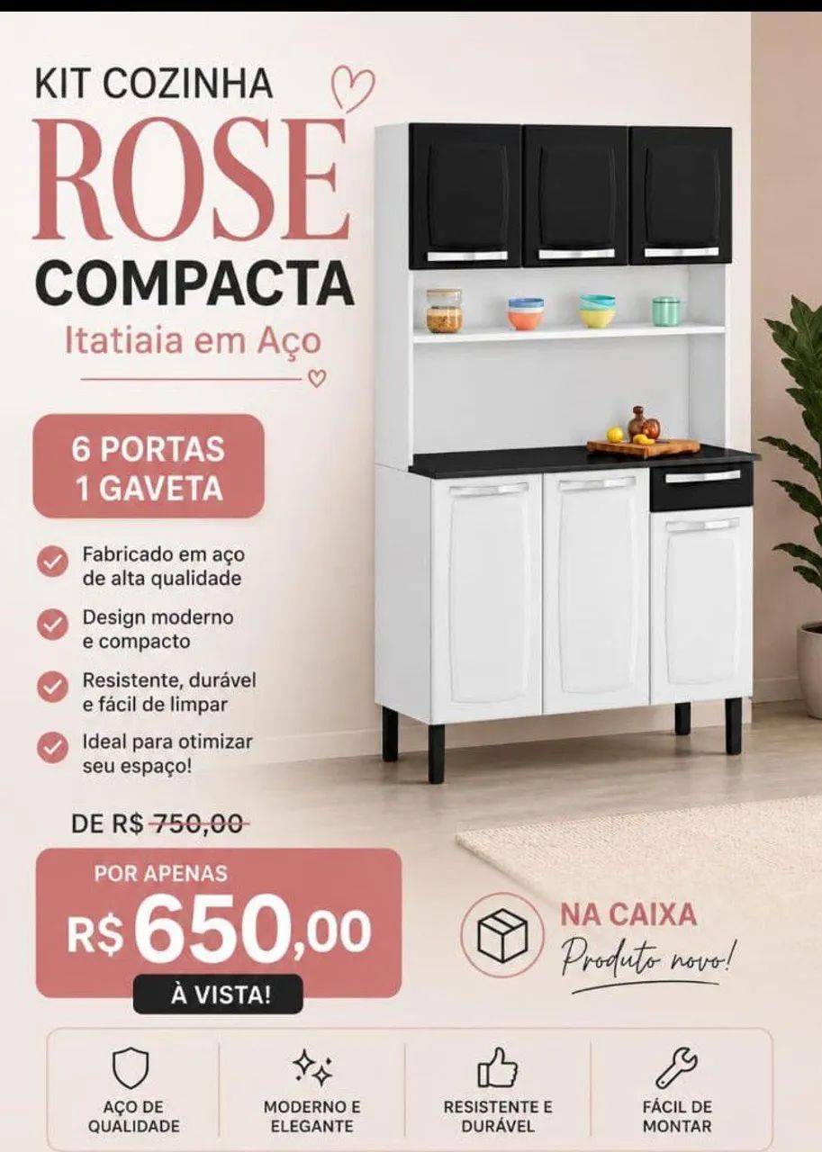 Armário novo, na caixa