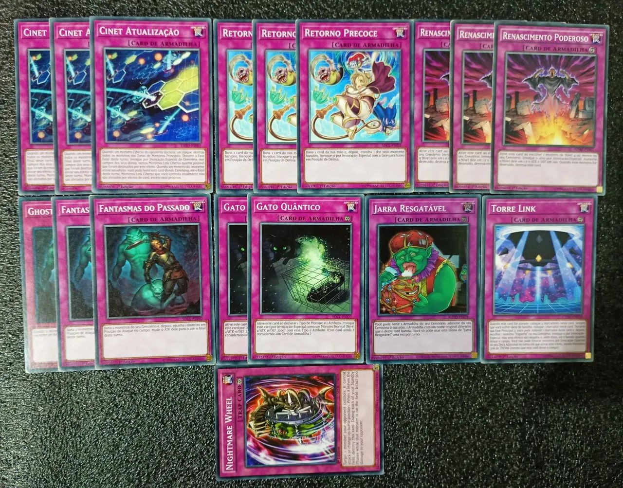 deck estrutural link ciberso cartas originais de yu-gi-oh - Foto 3