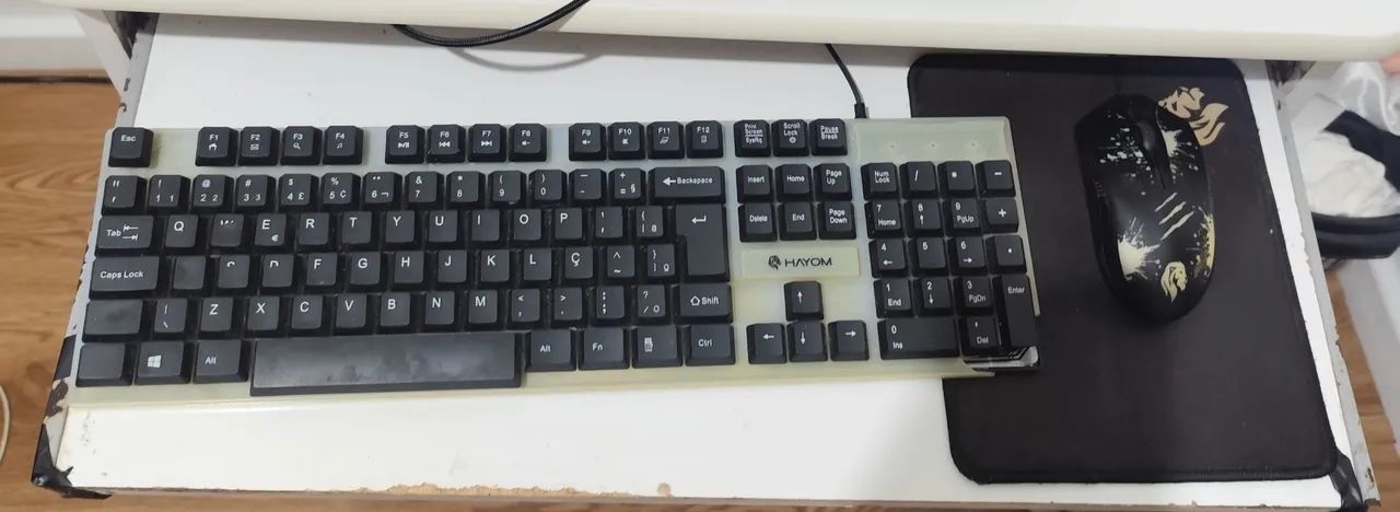Kit Gamer Completo - Teclado + Mouse + Mousepad