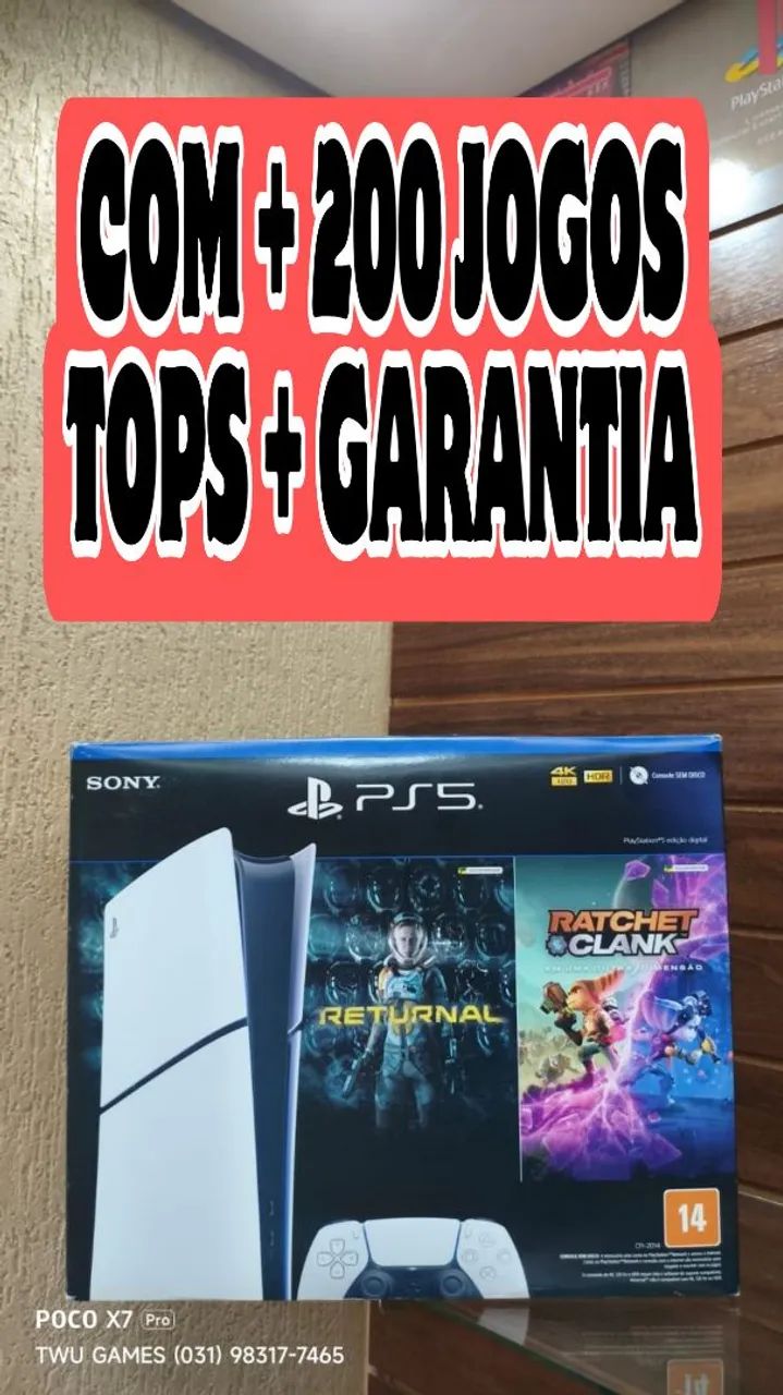 PS5 Slim + garantia 