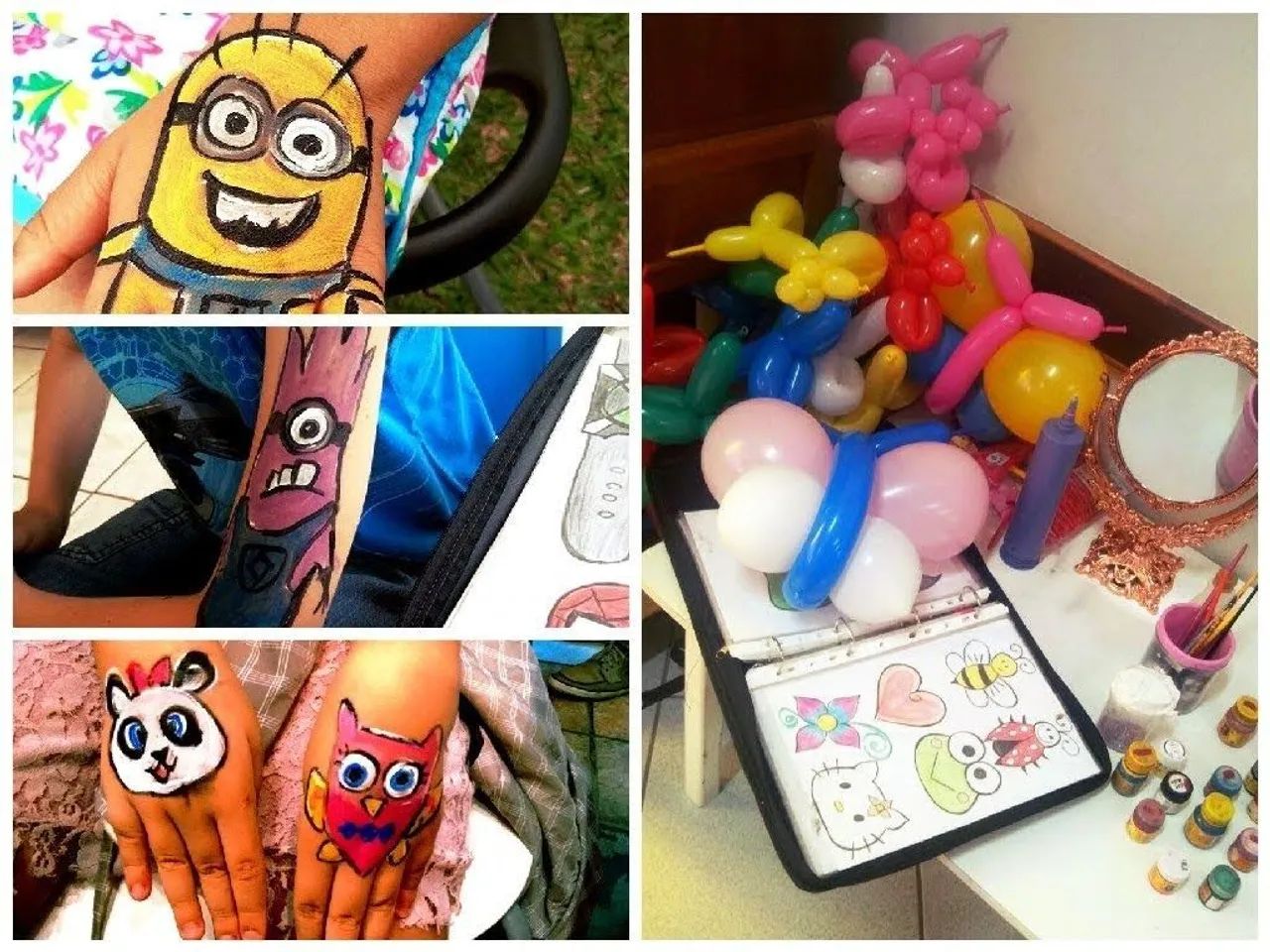 Pintura de rosto e balão mania  - Foto 3