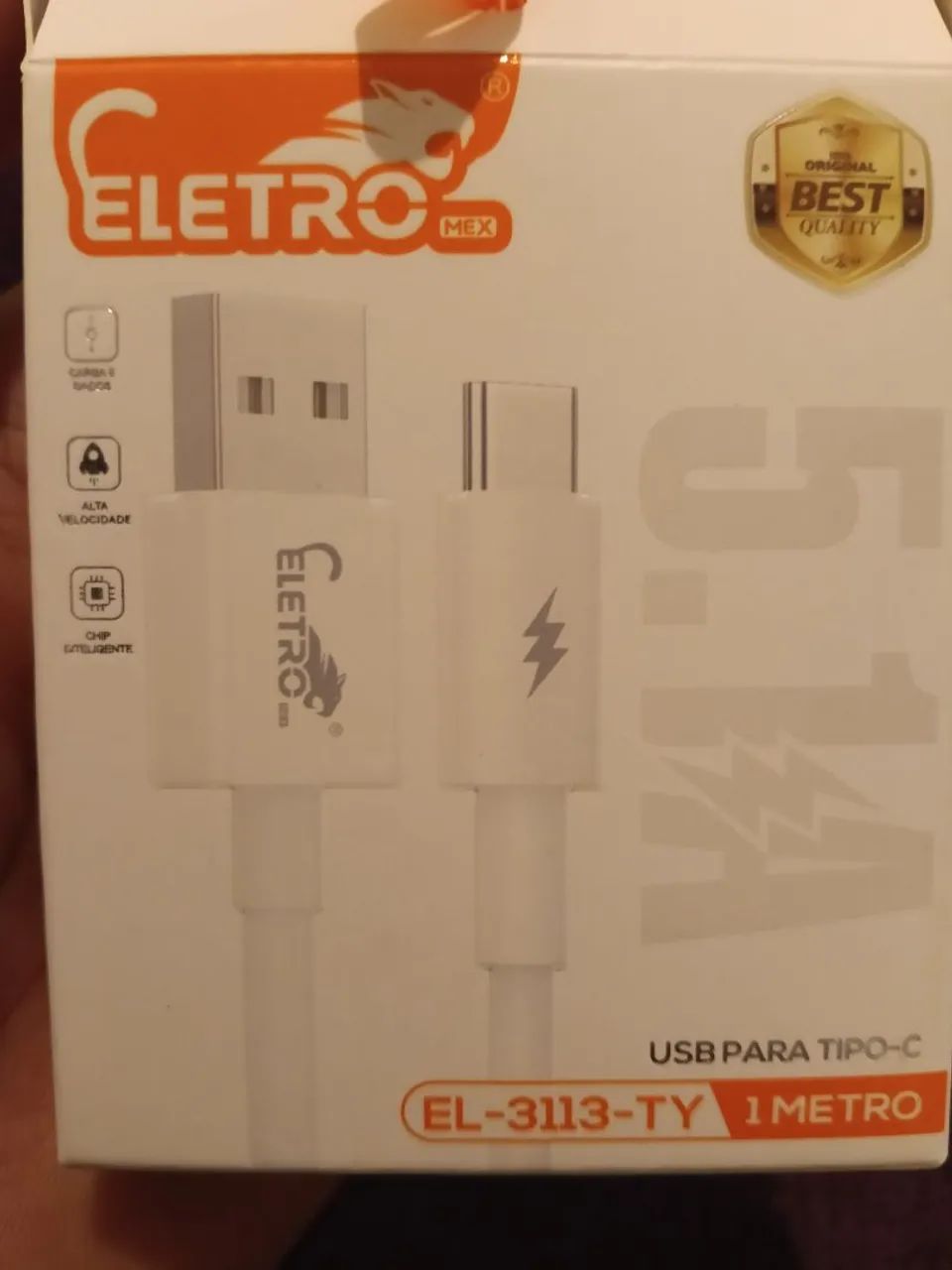 Cabo USB tipo C 