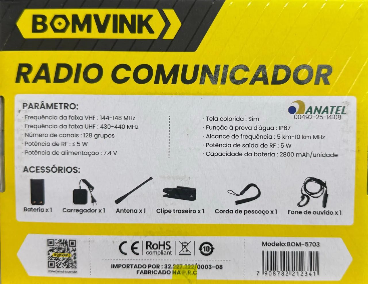 RADIO COMUNICADOR WALKIE-TALKIE REF: BOM-5703 - Foto 2