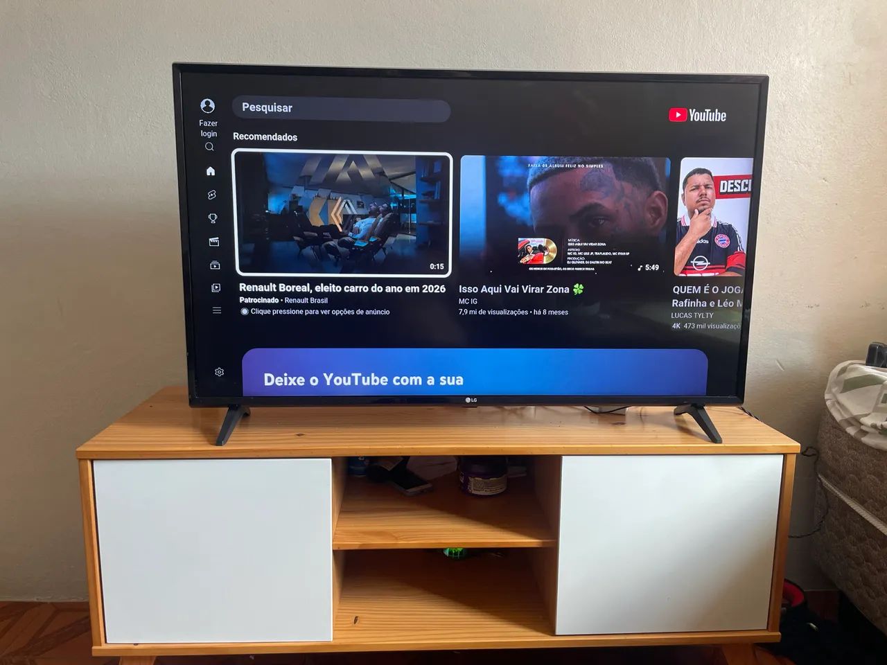 Tv LG, smart, full HD 4k 43 polegadas 