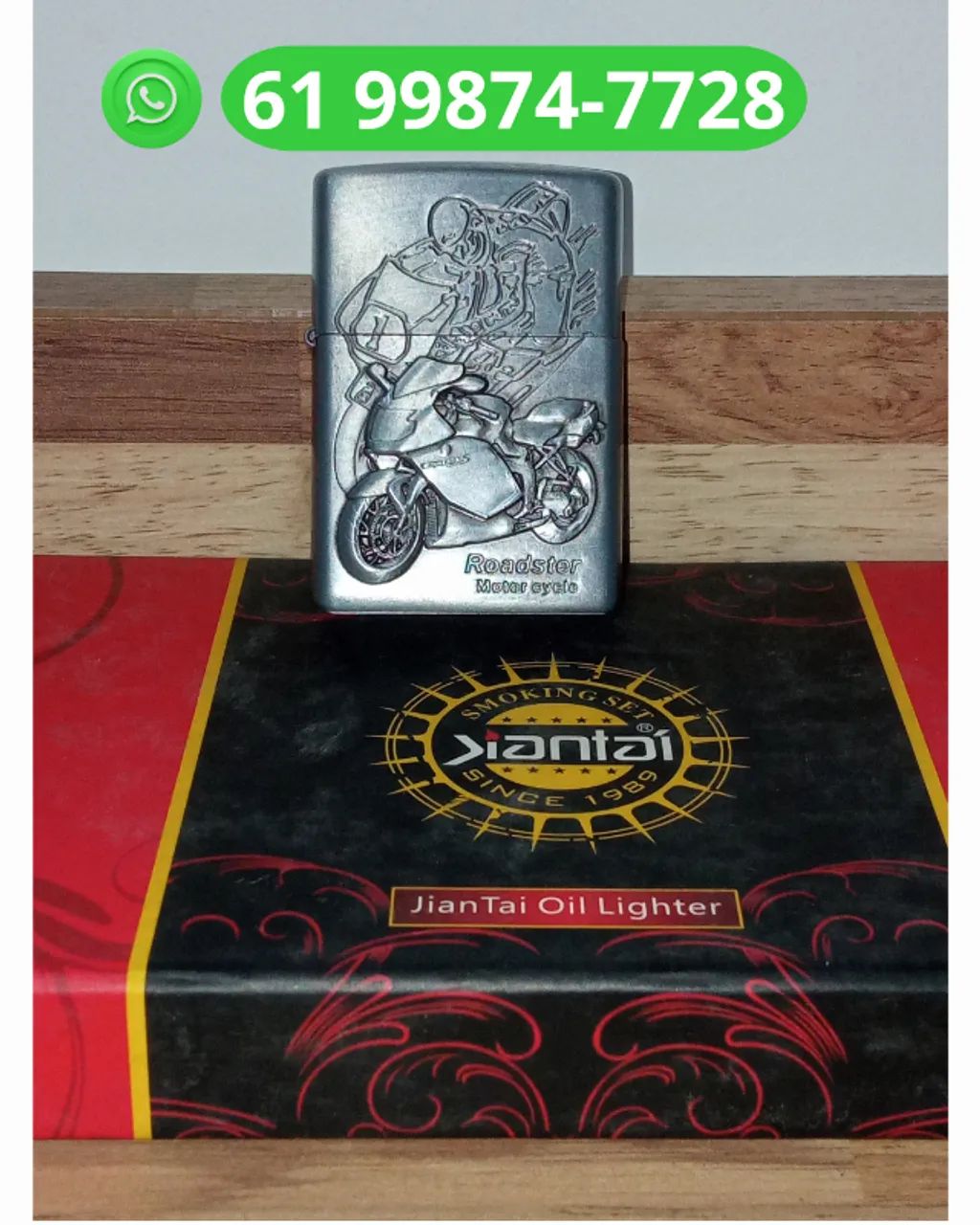 Isqueiro modelo ZIPPO (Recarregável)
