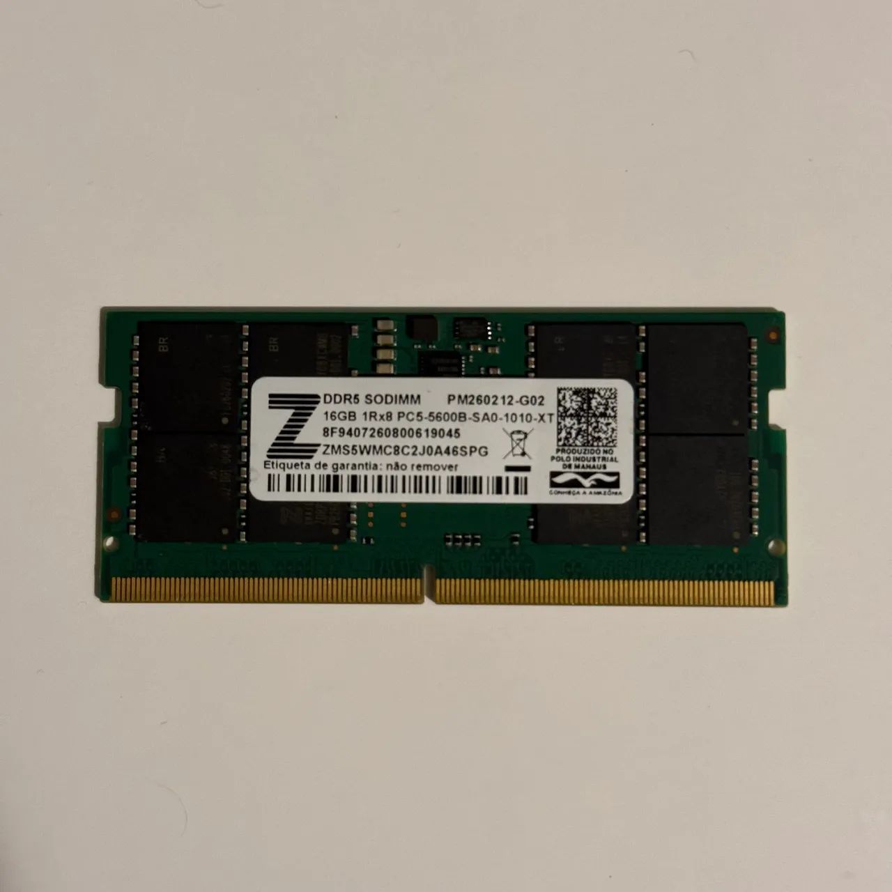  RAM Notebook 16GB DDR5 5600