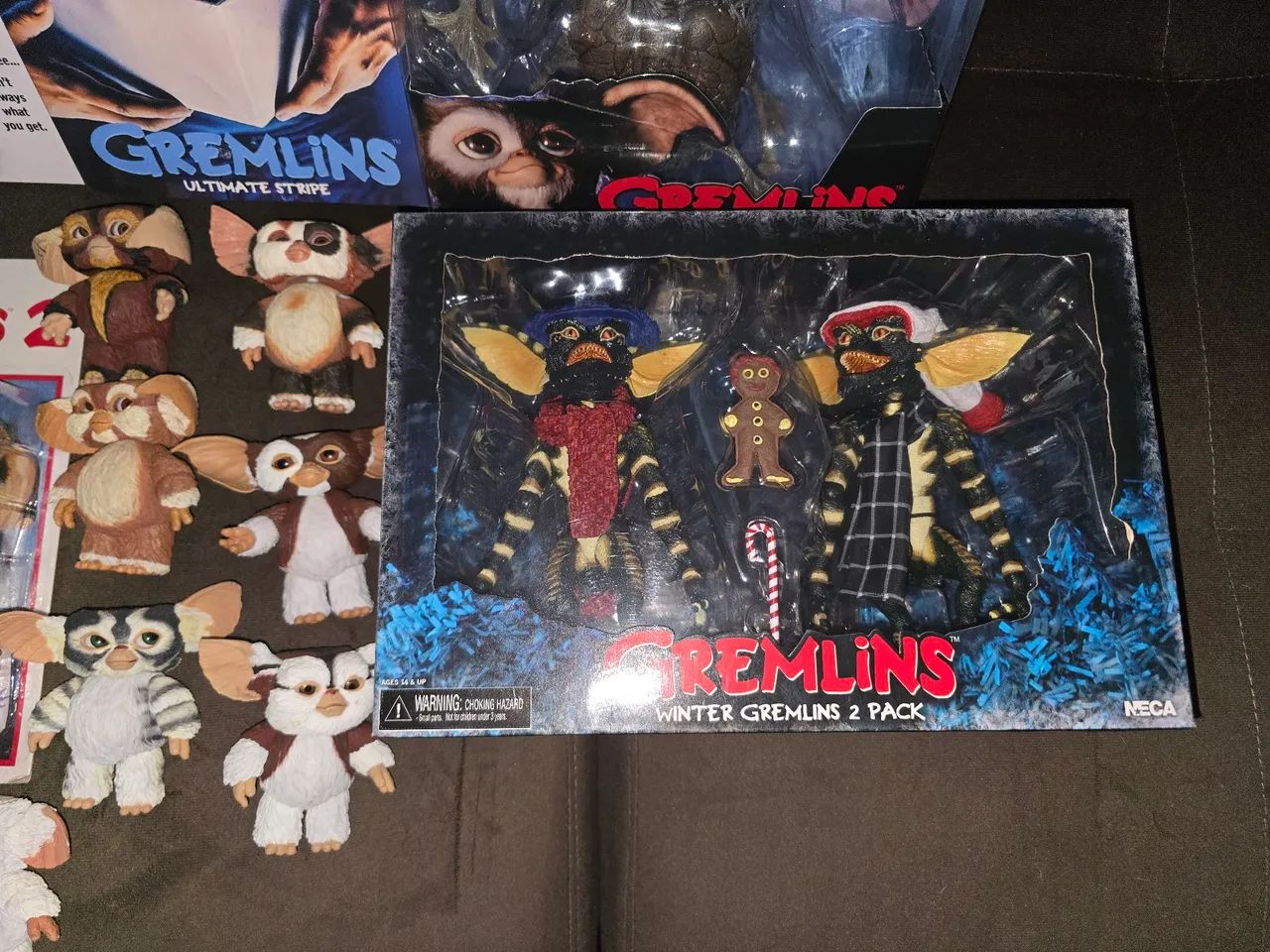Mega Coleção Gremlins NECA - Gizmo, Stripe, Brain e Mogwais - Foto 5