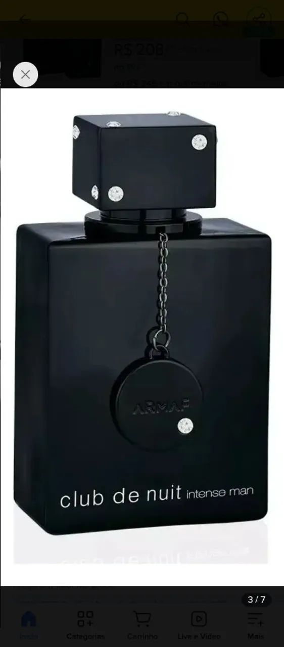 Perfume Armaf Club De Nuit Intense Eau De Toilette 105ml