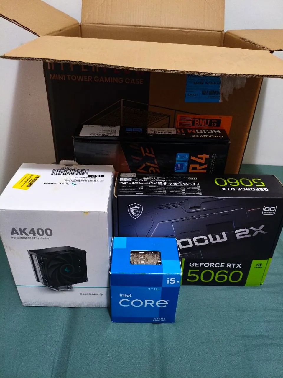 Pc gamer i5 12400 + rtx 5060 + SSD M2 2TB