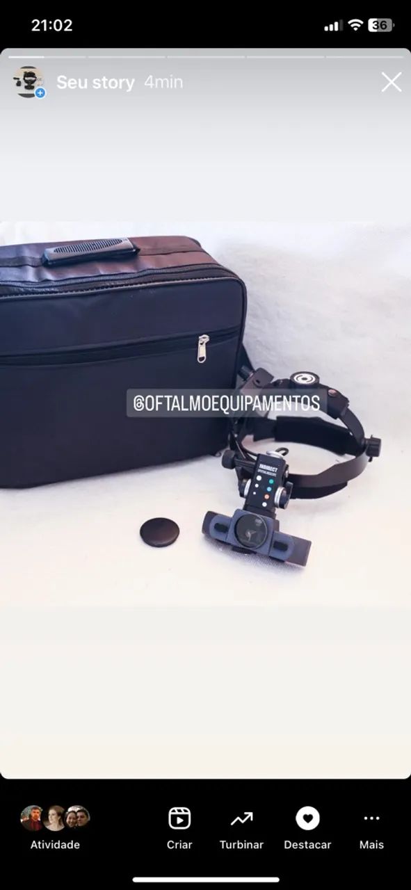 Oftalmoscópio binocular indireto  - Foto 3