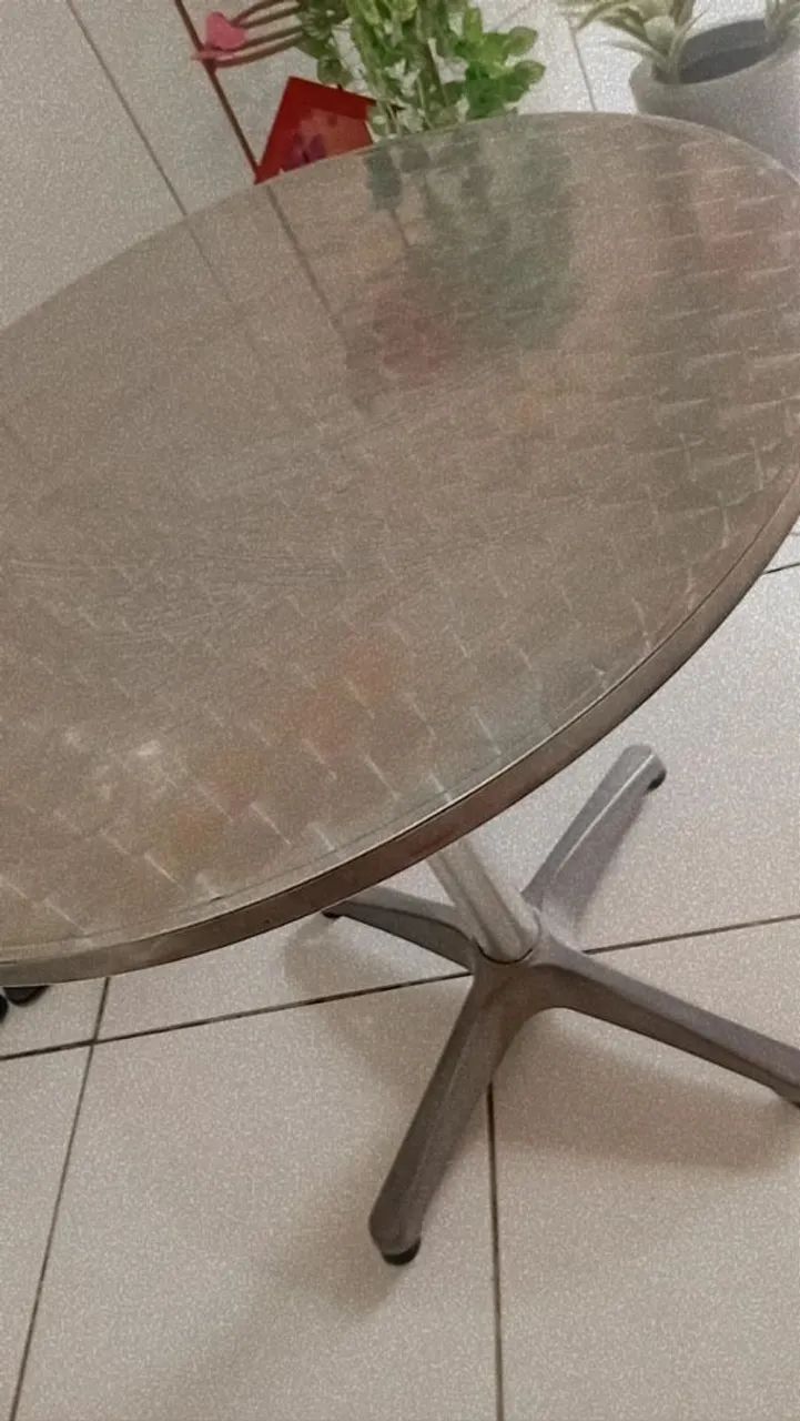 Mesa varanda de alumínio com 2 cadeiras  - Foto 3