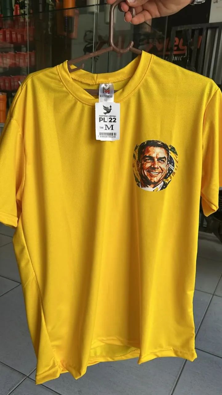 Camisa do Lula e Flávio Bolsonaro  - Foto 2