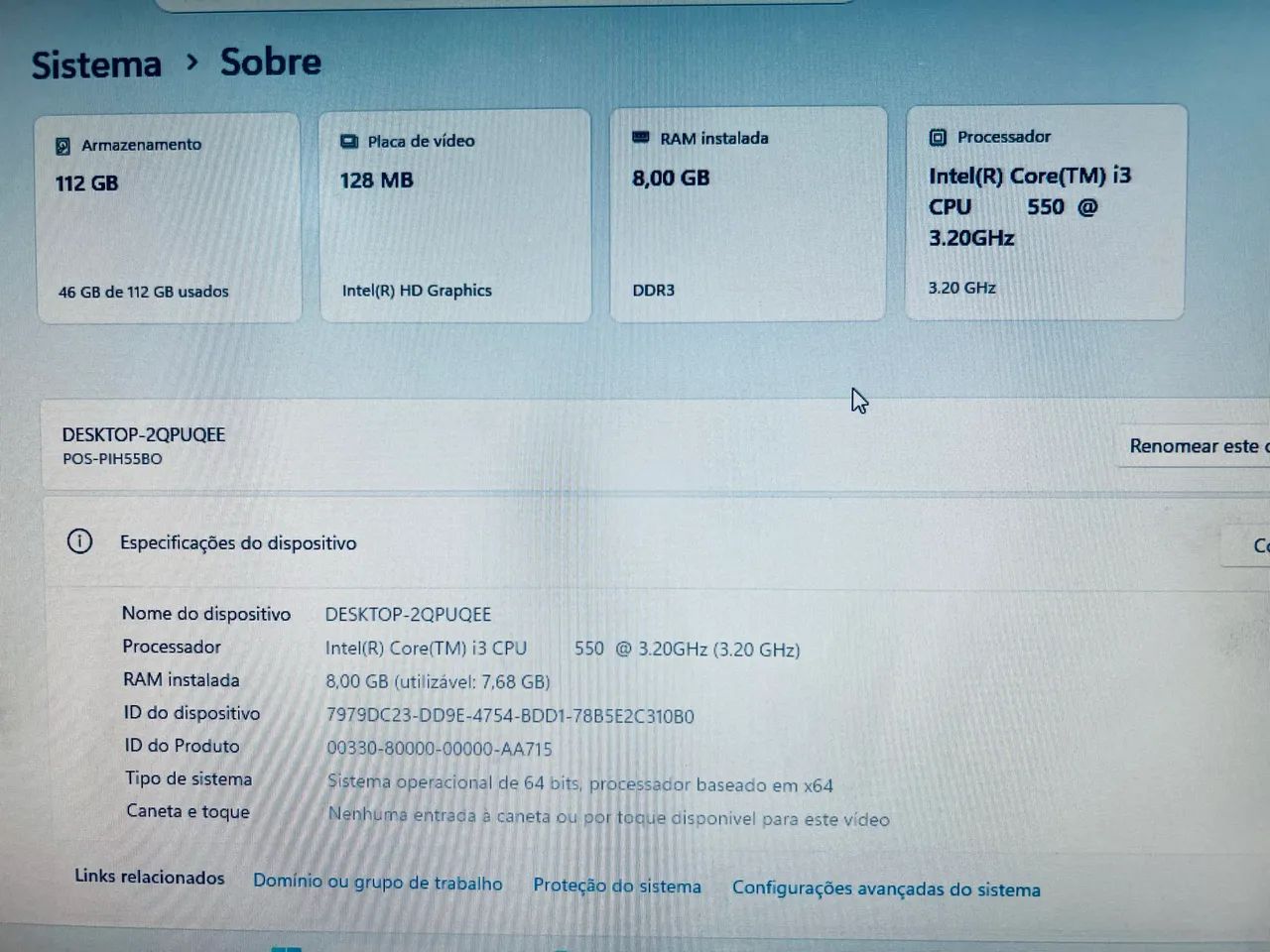 PC Completo / Intel Core i3 / 8GB / 120GB SSD / Monitor Samsung - Foto 4