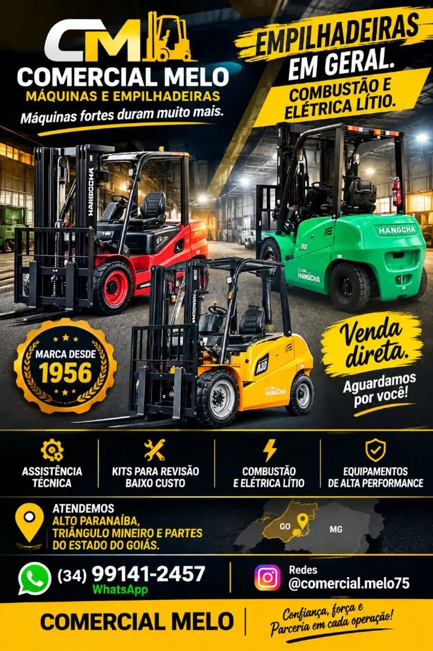 Máquinas e Empilhadeiras fortes em Geral 