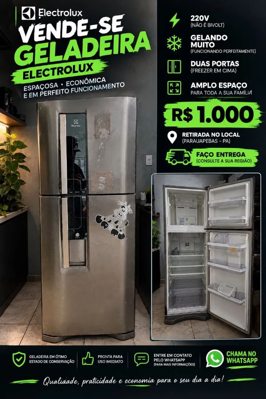 Geladeira Electrolux 220v