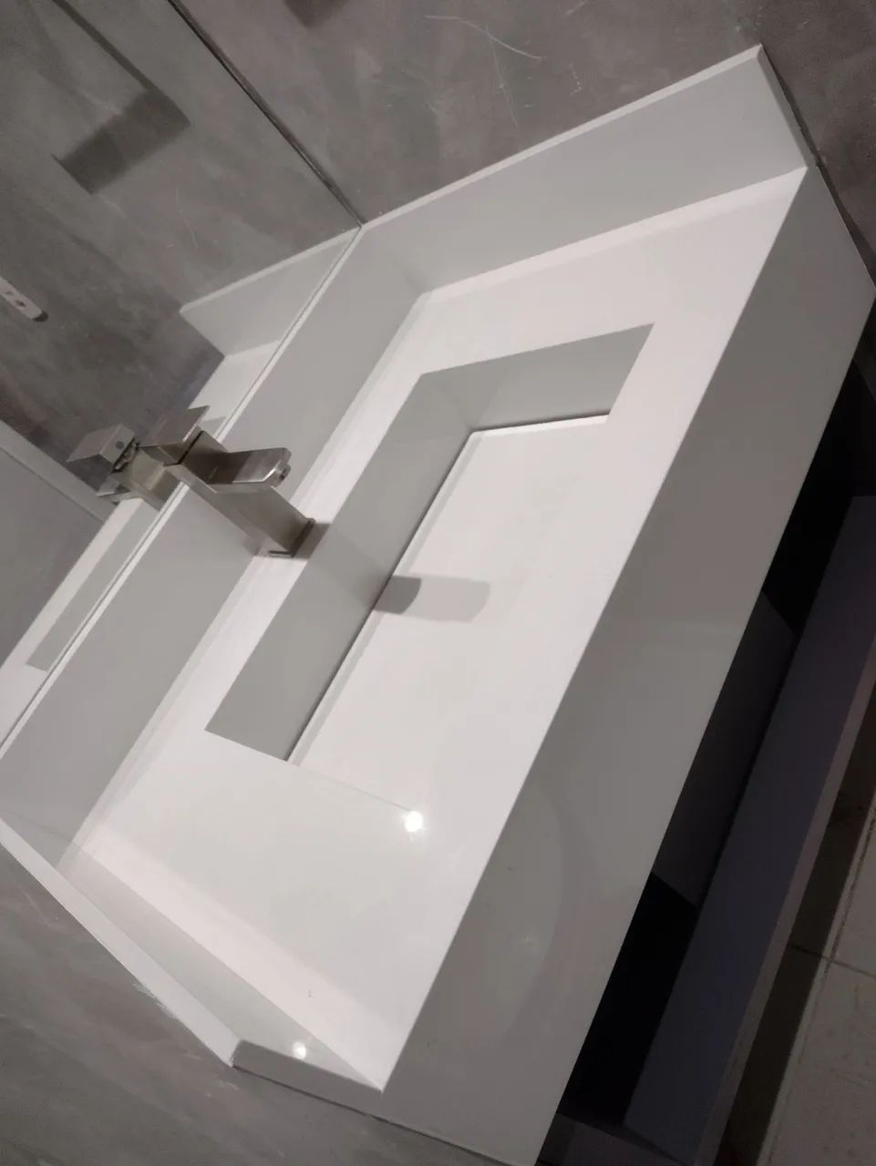 Lavatório banheiro porcelanato  - Foto 5