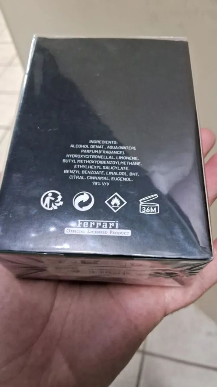 Perfume masculino spray eua de toilette Ferrari Black  - Foto 2