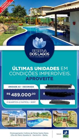 Village 3/4 decorado mobiliado em itacemirim 489 mil - Foto 9