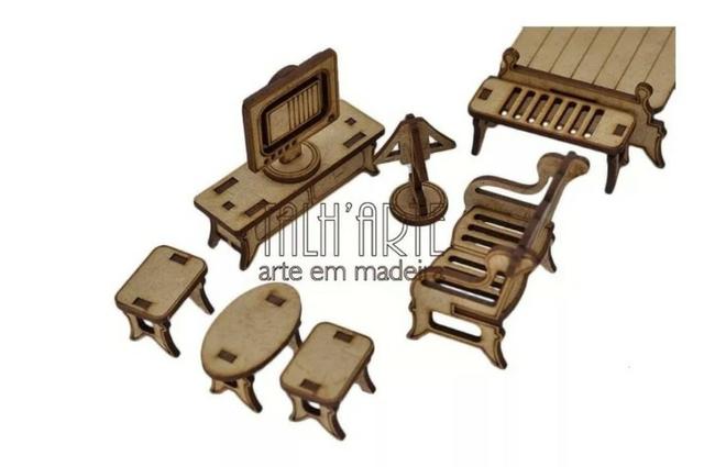 Kit Moveis Para Boneca Padrão Poly, Lindo Completo! - Foto 4