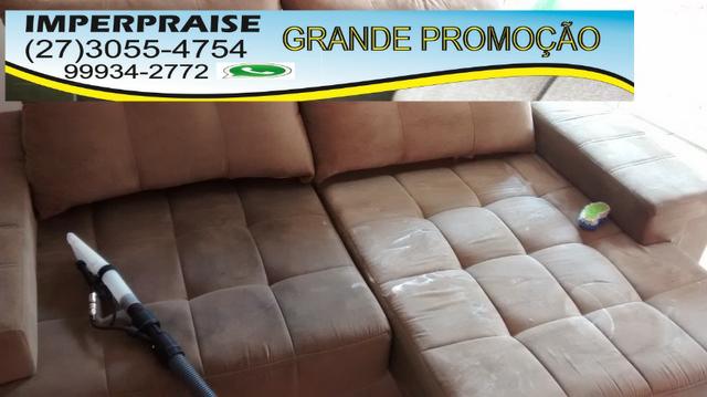 Super promoção limpeza higienização e impermeabilização de estofados - Foto 5