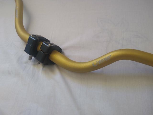 Guidão baixo VIPER com mesas NOVO cor dourado - Foto 3