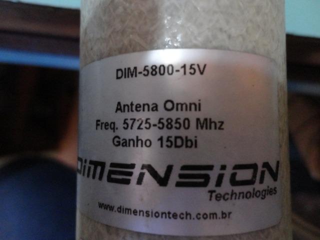 Antena 5,8 Ghz Omni Vertical 15 Dbi 360º Dimension - Foto 3
