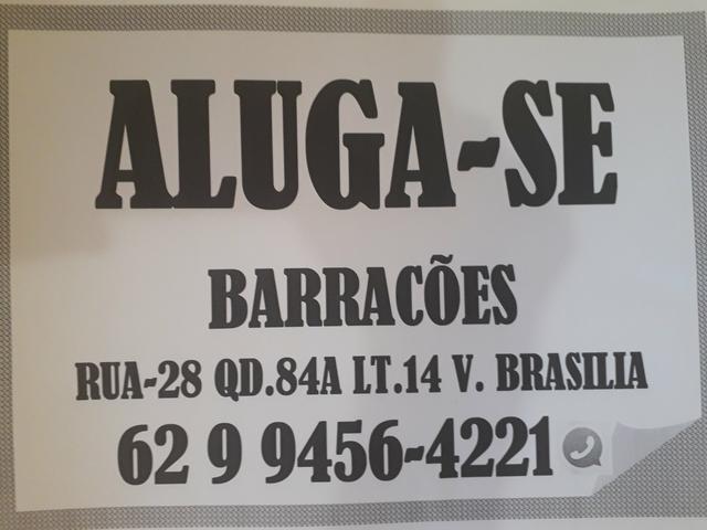 Alugamos barrações