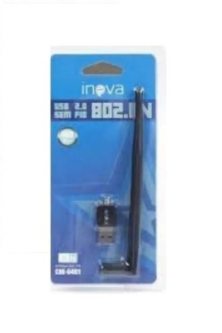 Adaptador Wireless Inova Usb Antena Wifi 300mbps 802.in