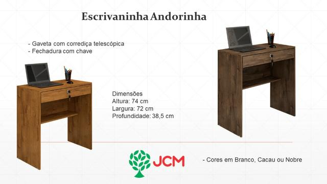 Em estoque, confira modelos! Wpp na descrição! Escrivaninha Andorinha - Foto 4