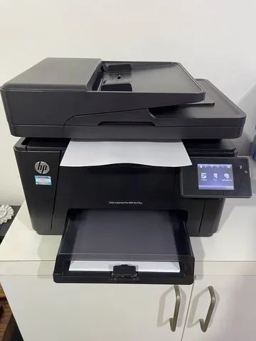 Impressora Laser Colorida Multifuncional HP Pro Mfp M177fw Seminova 