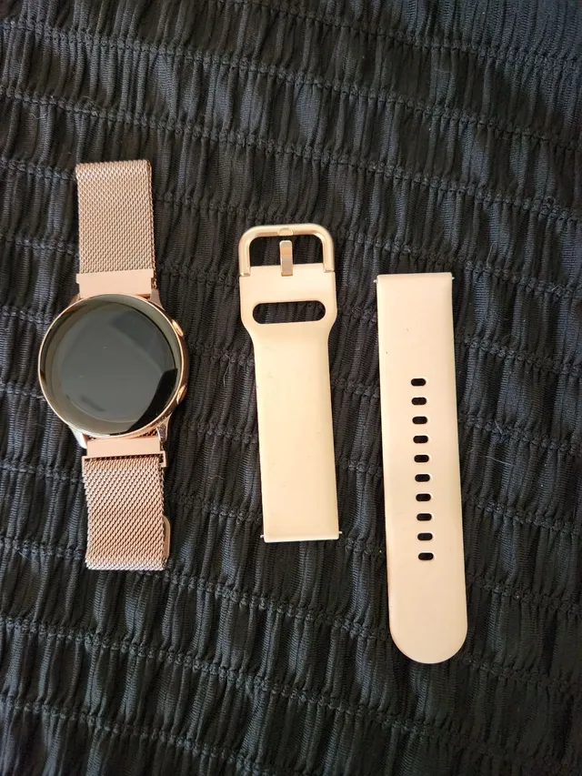 Smartwatch Samsung Galaxy Watch Active Rosê, Relógio Feminino Samsung  Usado 81736489