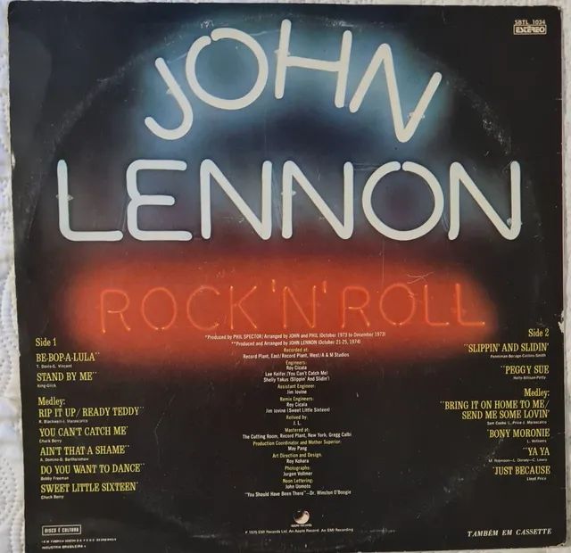Disco LP Vinil John Lennon Rock 'n' Roll - Foto 2