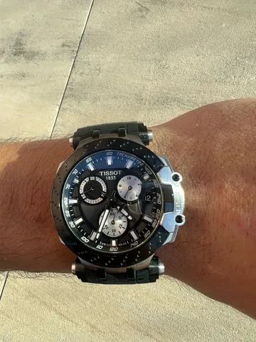 RARIDADE REL GIO TISSOT T RACE PRETO ORIGINAL Acess rios