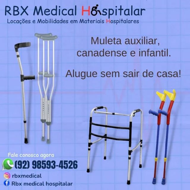 Monitores Multiparamétrico cadeira de rodas andadores e muleta para aluguel em Manaus - Foto 4