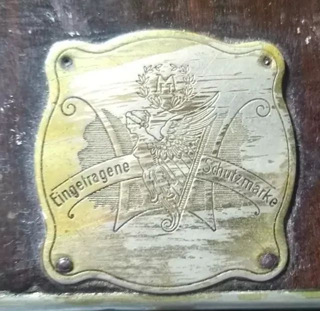 Bandoneon Alemão E L A - 1920/30 - 142 Tons Placas Alumínio - Foto 3
