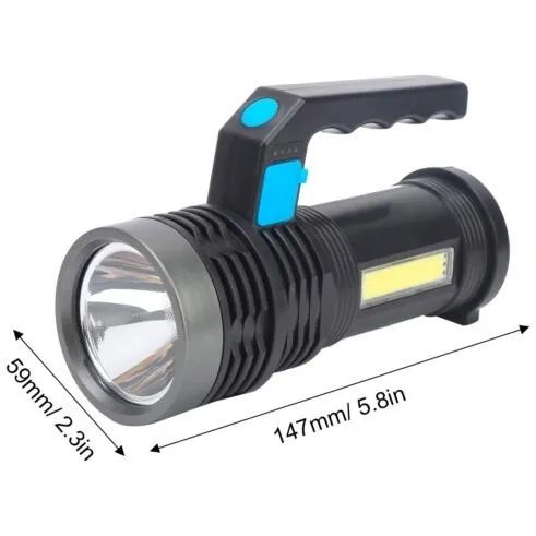 Lanterna Recarregavel Usb LED Portátil 14.7cm KAPBOM - KA-L1779 - Foto 3