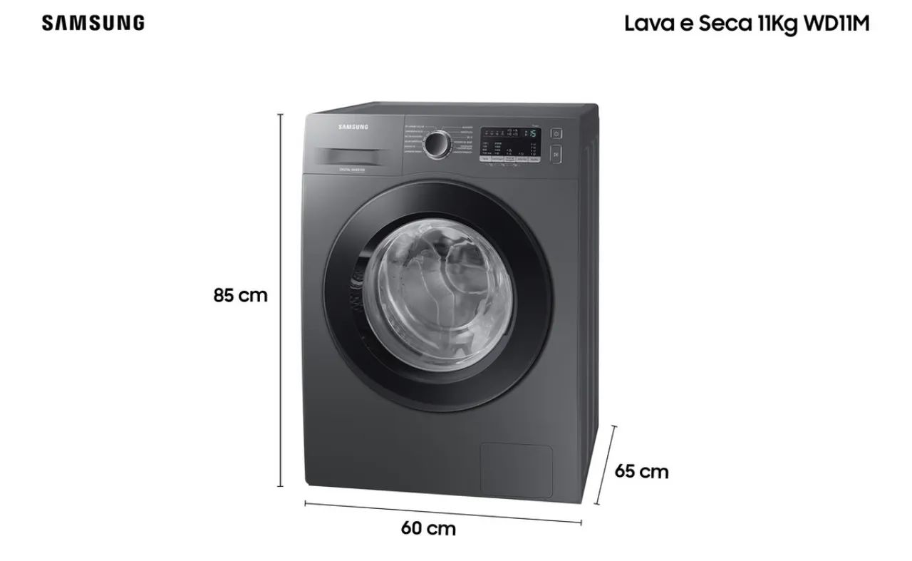 Máquina de Lavar e Secar Samsung Digital Inverter