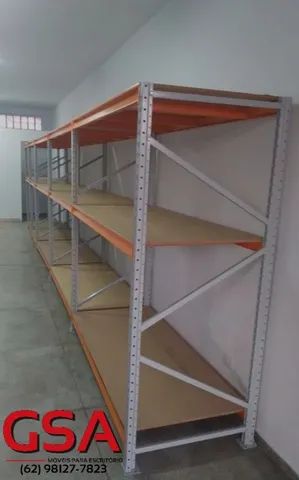 Mini porta paletes para 500kg por prateleira  - Foto 4