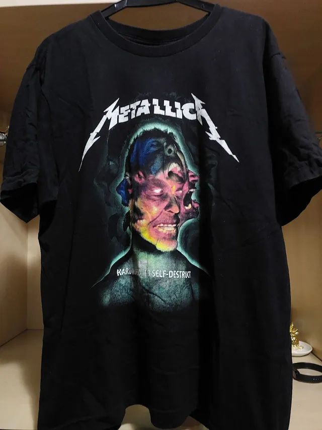 Camiseta discount metallica hardwired