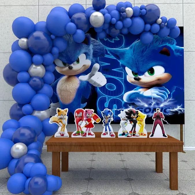 Painel decoração sonic