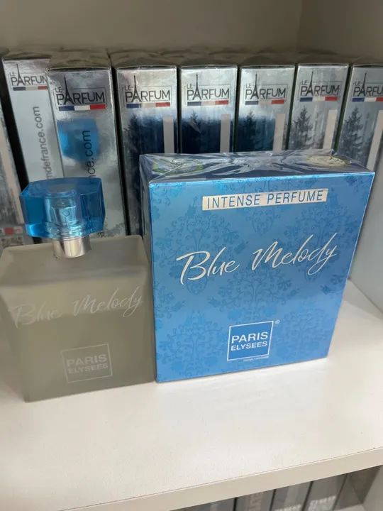Perfume Blue Melody - Paris Elysees - 100ml (Light Blue)