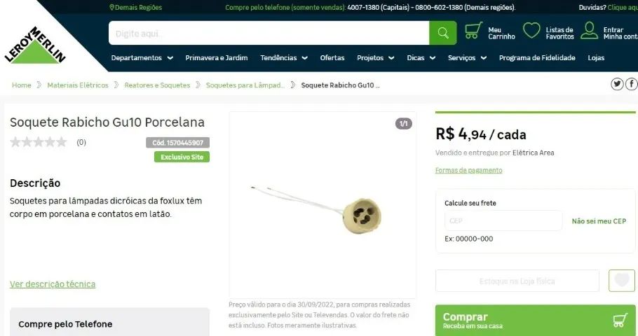 Kit 19 Plafon Orion PAR16 Ø59x70mm Acend, 9 Lâmpadas LED Gu10 e 13 Soquetes - Foto 6