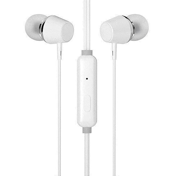 Fone de Ouvido Com Fio Intra-Auricular Com Microfone, Branco - HP  - Foto 2