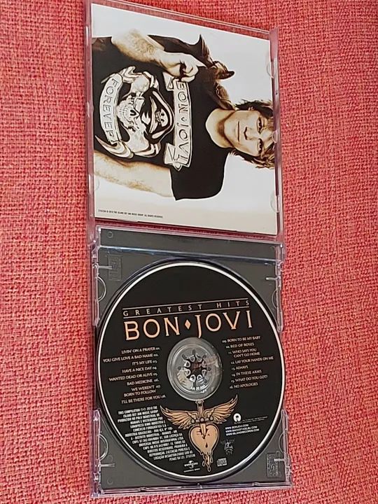CD BON JOVI MUSICA ROCK SÓ VENDA NÃO TROCO POR NADA  - Foto 2