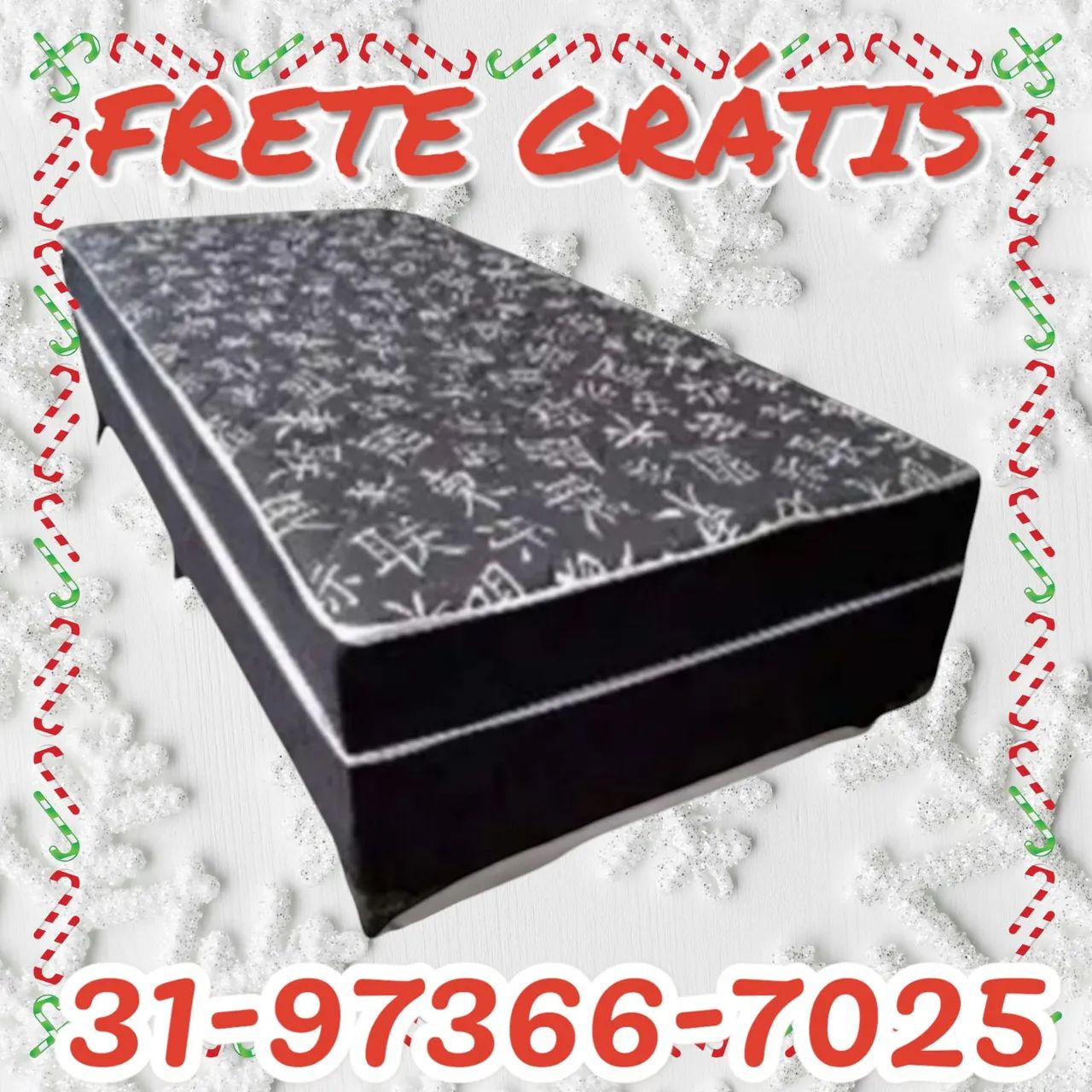CAMA SOLTEIRO BOX NOVAS / ENTREGA GRÁTIS / $339,90